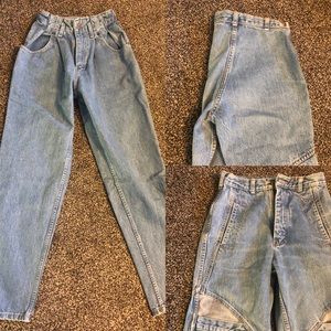 “Utility Howick” pleated high waisted mom jeans